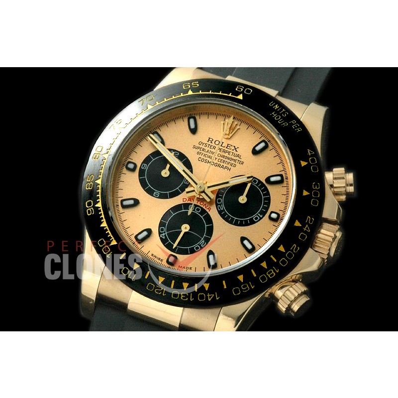 RLDF00088AR 116508 Daytona Gold with Oysterflex A-7750/4130
