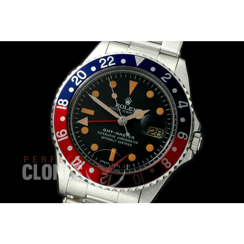 0 RLGV00086 Vintage GMT Master 1675 Blue/Red Swiss Eta 2836/1570