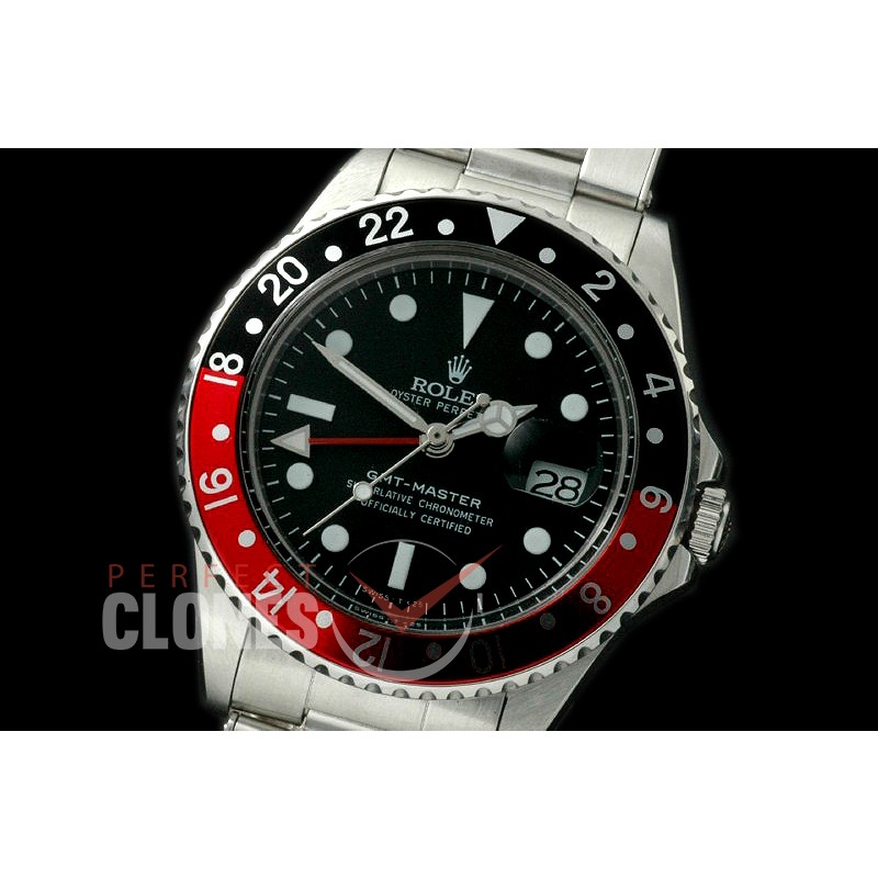 0 RLGV00181 Vintage GMT Master 1675 Black/Red Asian 2813
