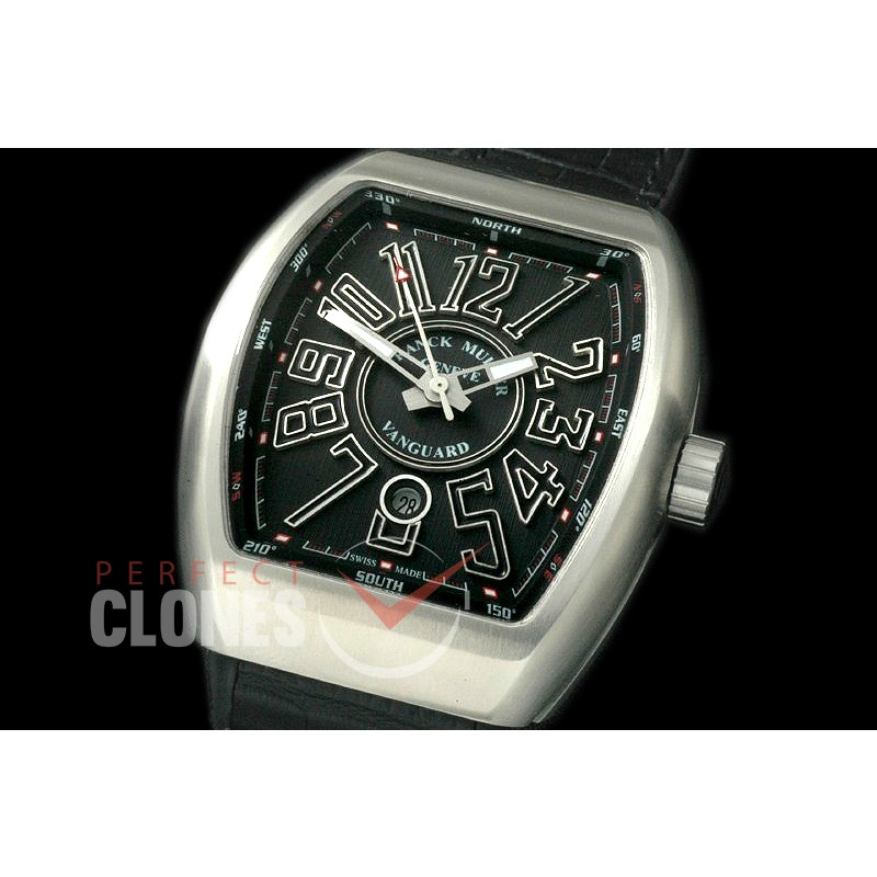 FMVG-102 Vanguard Automatic SS/LE Black Miyota 9015