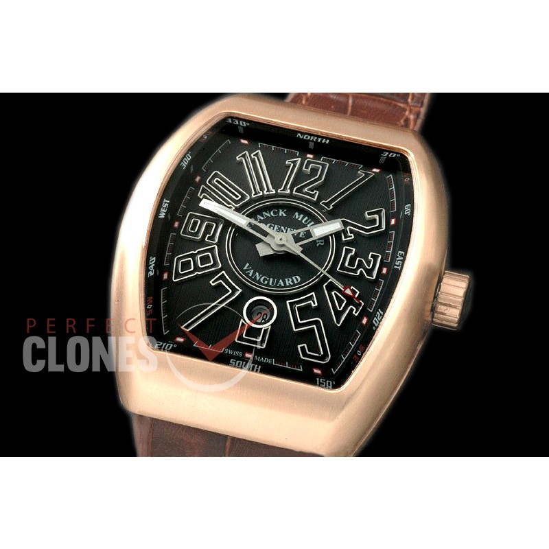 FMVG-104 Vanguard Automatic RG/LE Black Miyota 9015