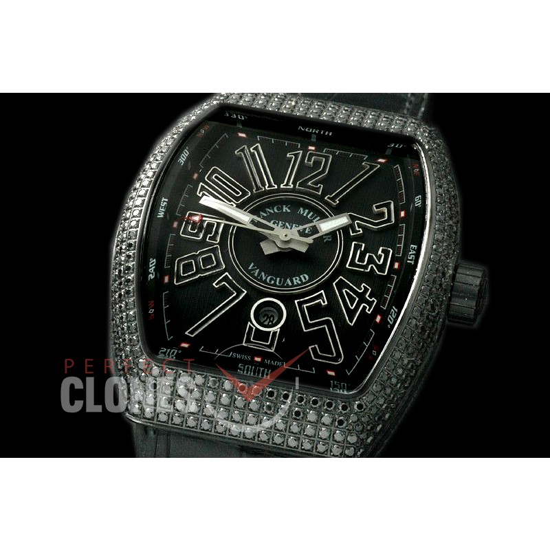 FMVG-110 Vanguard Automatic PVD/LE/Diiam Black Miyota 9015