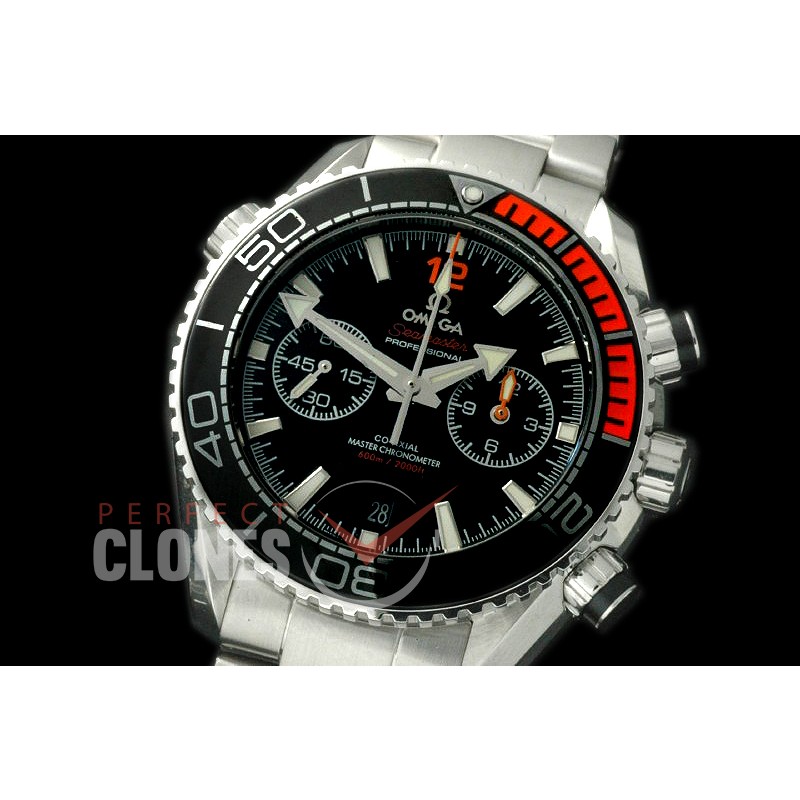 0 OMCPO45-902 2016 Planet Ocean Chrono SS/SS Black A-7750