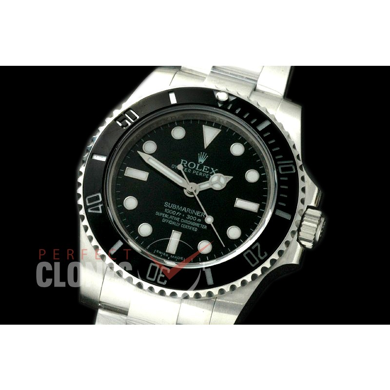 0 0 0 RLSS00206 Submariner No Date114060 SS/SS Black VR 3130