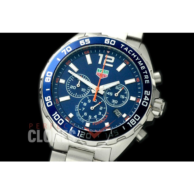 0 TGF1-00083 Formula 1 Team Redbull Special Ed Chronograph SS/SS Blue OS 10 Qtz