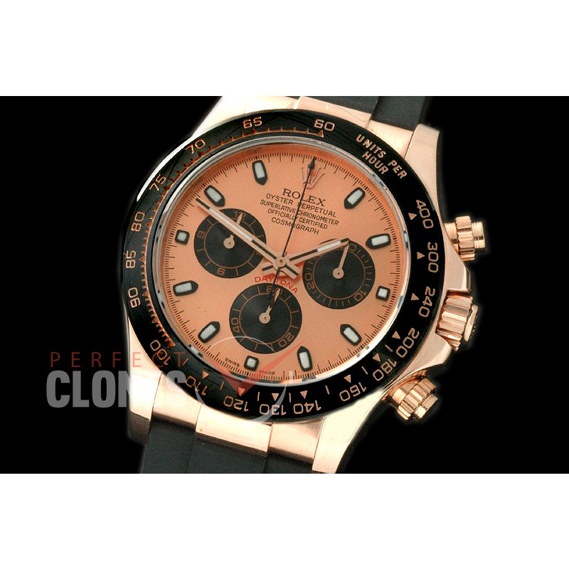 RLDTN-18K-213R 116500LN Daytona Rose with Oysterflex A-7750/4130