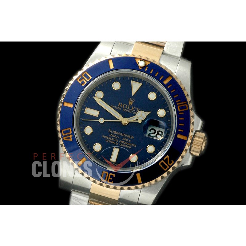 0 0 RLST00082 JF Submariner 116613 Blue TT Sub SA 3135