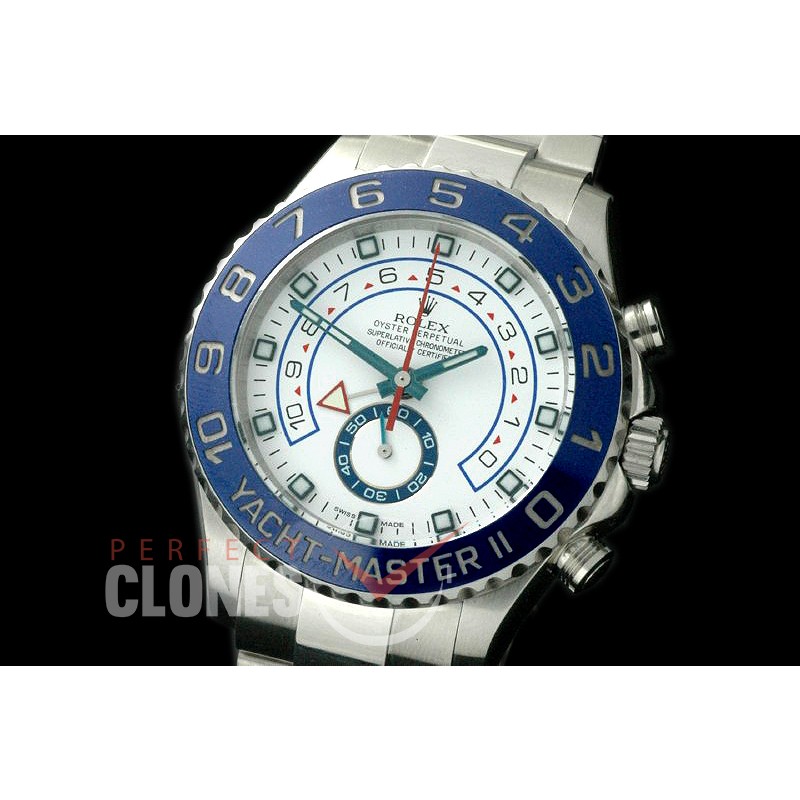 RYM2-2002 JF Yacthmaster II 116680 (44mm) SS/SS White Asia 7750