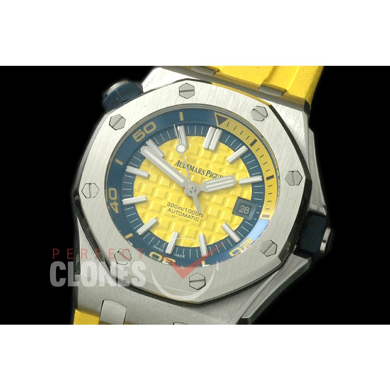 APD-L-084 Royal Oak Diver SS/RU Yellow A-2813/3120