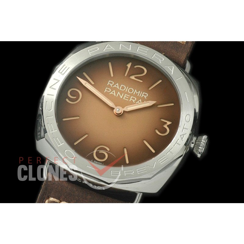 0 0 PN68701 Radiomir Radiomir 3 Days Acciaio Brevettato SS/LE Brown P3000
