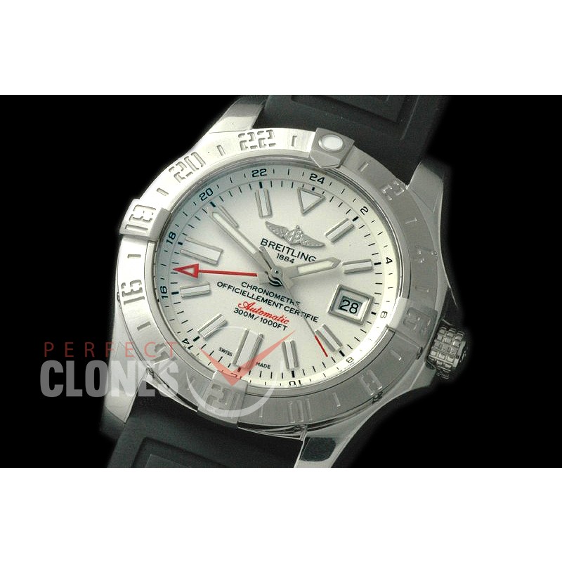 BLSW00051 Seawolf II GMT 2015 SS/RU White Stick A-2836