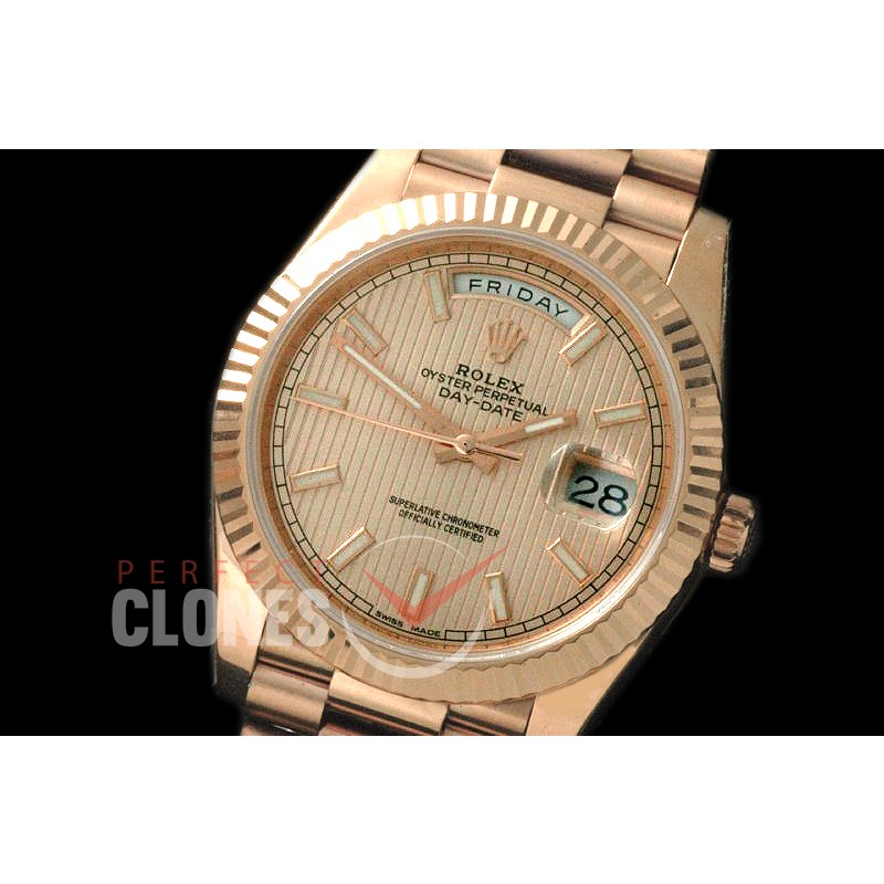 R40DDR00114 NF 228235 RG/RG Rose Gold Sticks Stripe SA 3255