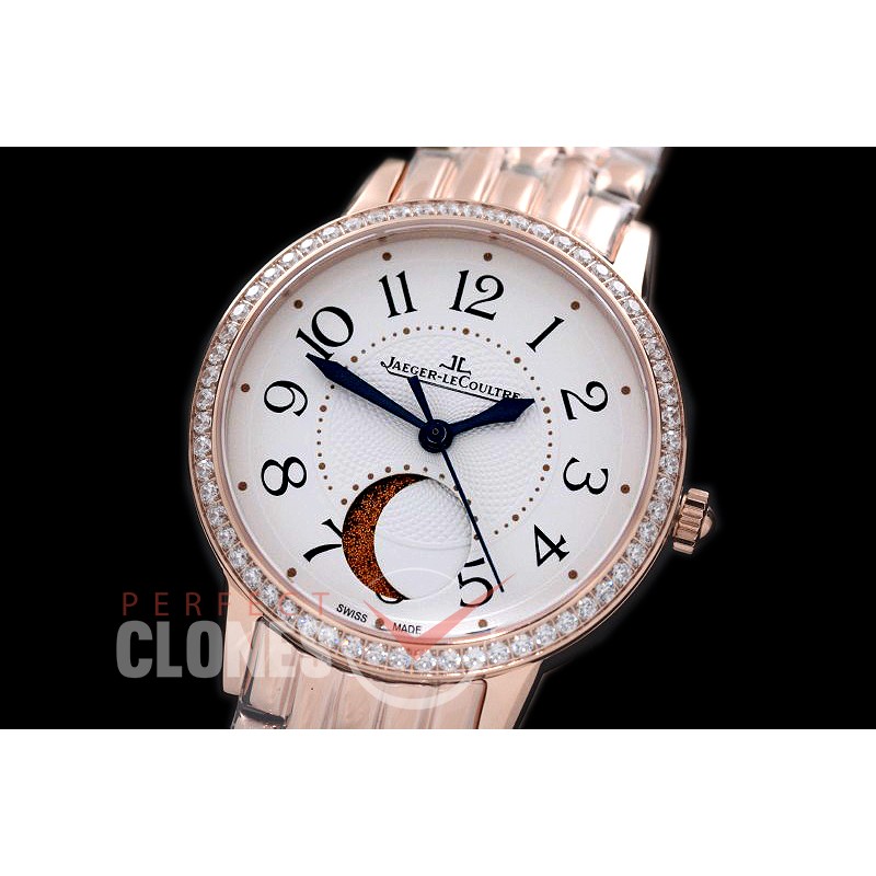 0 JL-RZ-106DS Rendezvous Moon Medium RG/RG White Miyota 9100/Calibre 935A