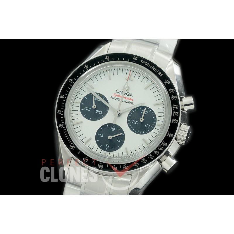 0 0 0 OMSP00311 OMF Speedmaster Moon Watch SS/SS White Venus 75 H/W