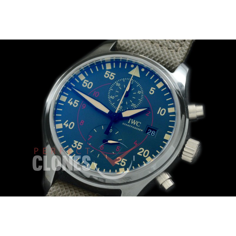 0 0 IWP00072 YLF Pilot Chronograph 389002 Top Gun Miramar CER/NY Antracite Grey A-7750