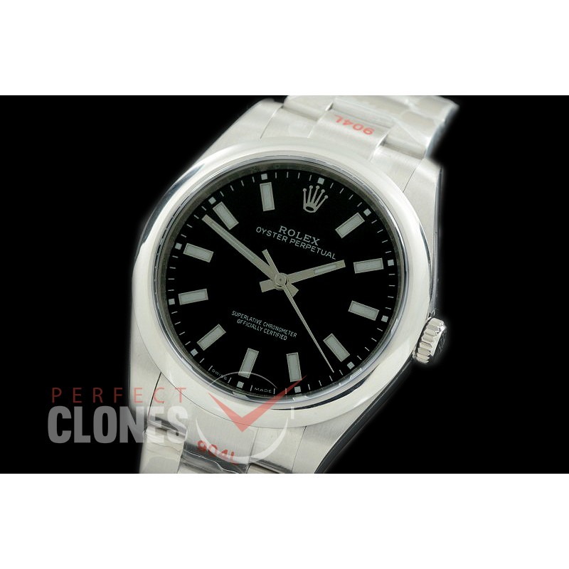 RLOY00137S GMF 904L Steel Osyter Perpetual 114300 SS/SS Black SH 3132