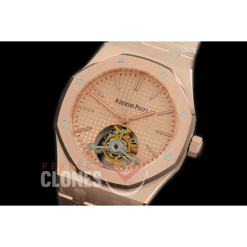 APROT00115 ARF/JF Royal Oak 26510 Tourbillon RG/RG Rose Gold Real Tourbillon