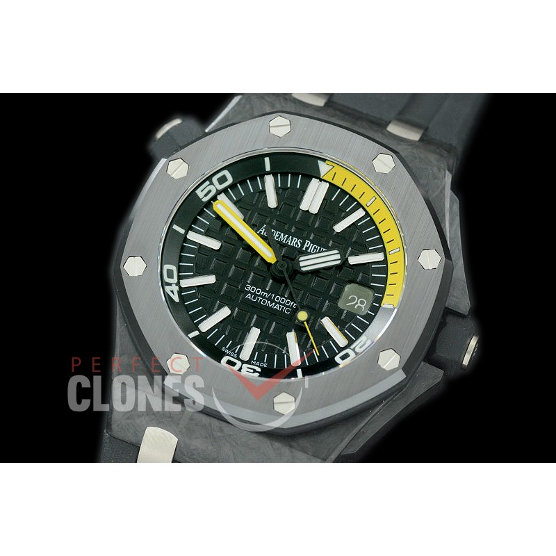 AP00035 XF/VSF Royal Oak Offshore Diver 15710 Auto FC/RU Black M-9015/3120