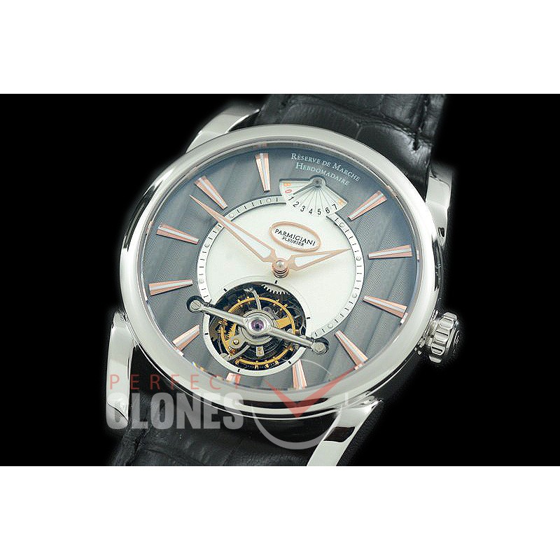 0 0 0 PG-TD-103 Tonda Reserve de Marche Tourbillon SS/LE Grey Cross Bridge Tourbillon H/W