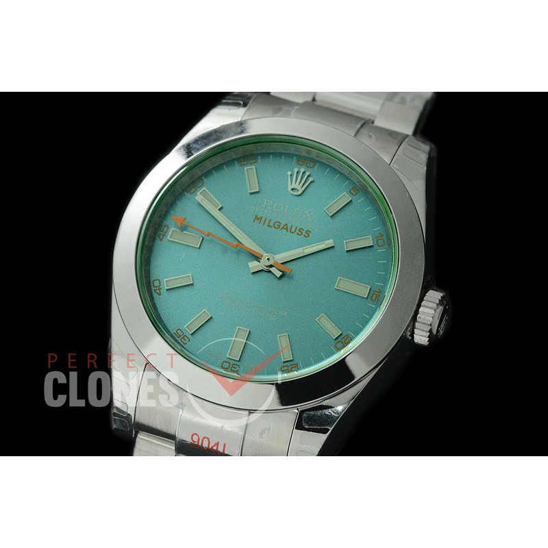 0 0 0 RLM00602 DJF Milgauss 904 Steel 116400GV SS/SS Blue SA 3131