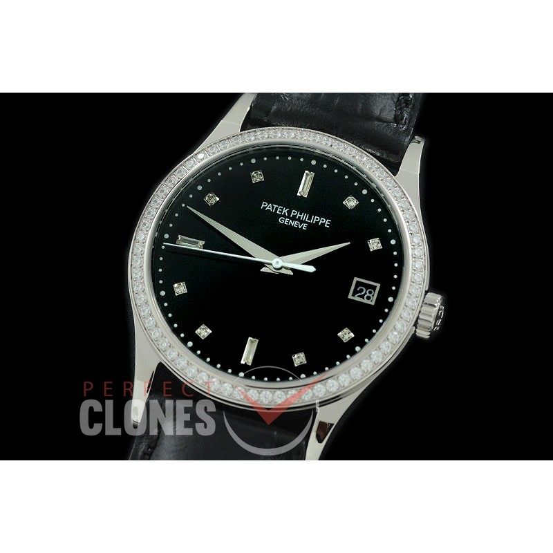 PP-5297-102D Calatrava 5297 SS/LE Black Miyota 9015 Modified Calibre 324SC