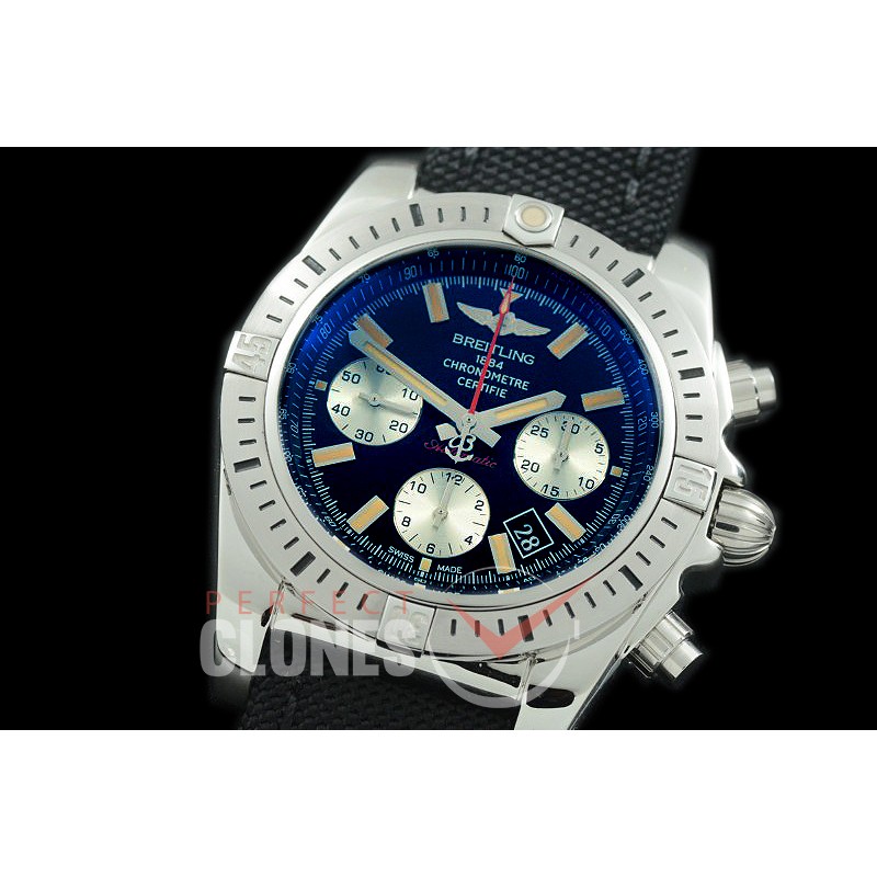 0 BLB01-00057L GF Chronomat B01 Chronograph SS/LE Black A-7750