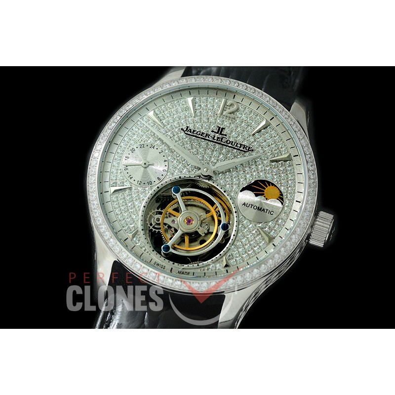 0 JL00911 Master Calender/Day Phase Tourbillon SS/LE Diamond Crested Flying Tourbillon