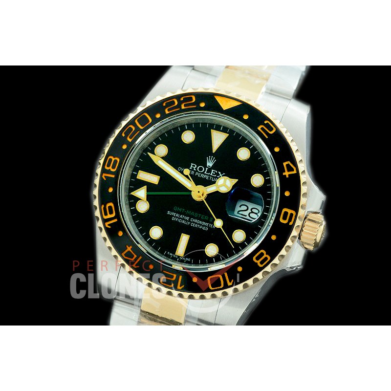 0 0 0 0 RLGT00901A V5 GMF 904L Steel GMT 126713LN SS/YG Black A-2836