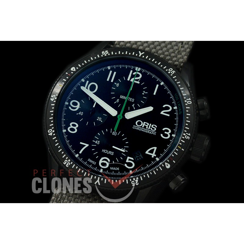 OR00236N LT Staffel 7 Paradropper Special Ed Chronograph PVD/LE Black OS 20 Qtz