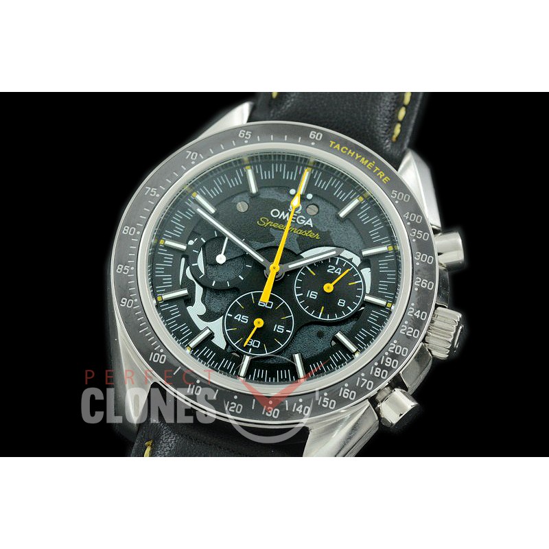 0 0 OMSP00131L Speedmaster Dark Side of the Moon Apollo 8 SS/LE Black OS 20 Quartz