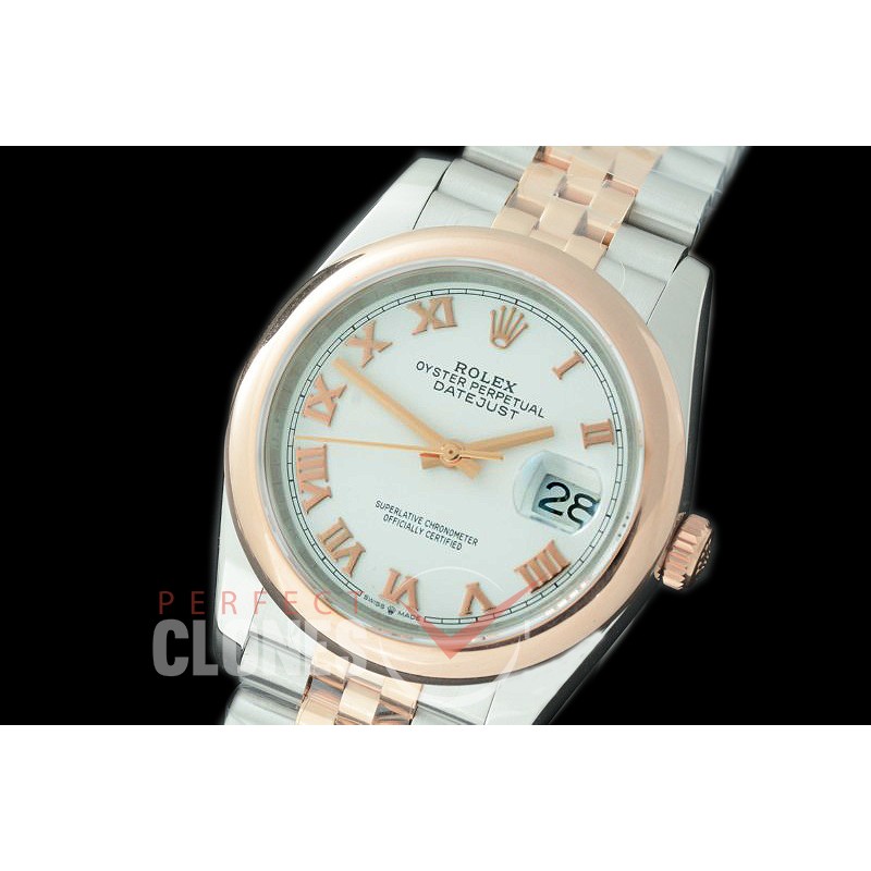 R36DJTR-521S BP Datejust 36 120231 SS/RG Smooth/Jubilee 2019 White Roman A-2824