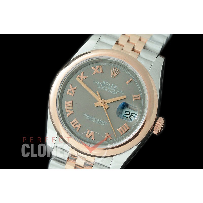R36DJTR-523S BP Datejust 36 120231 SS/RG Smooth/Jubilee 2019 Dark Rhodium Roman A-2824