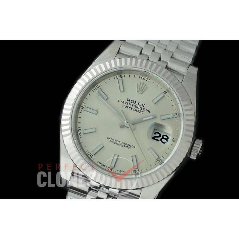 0 0 R41DJS-901J JF/ARF 904L Steel 126334 Jubilee SS/SS Silver Sticks Asian 2824/3235 Mod