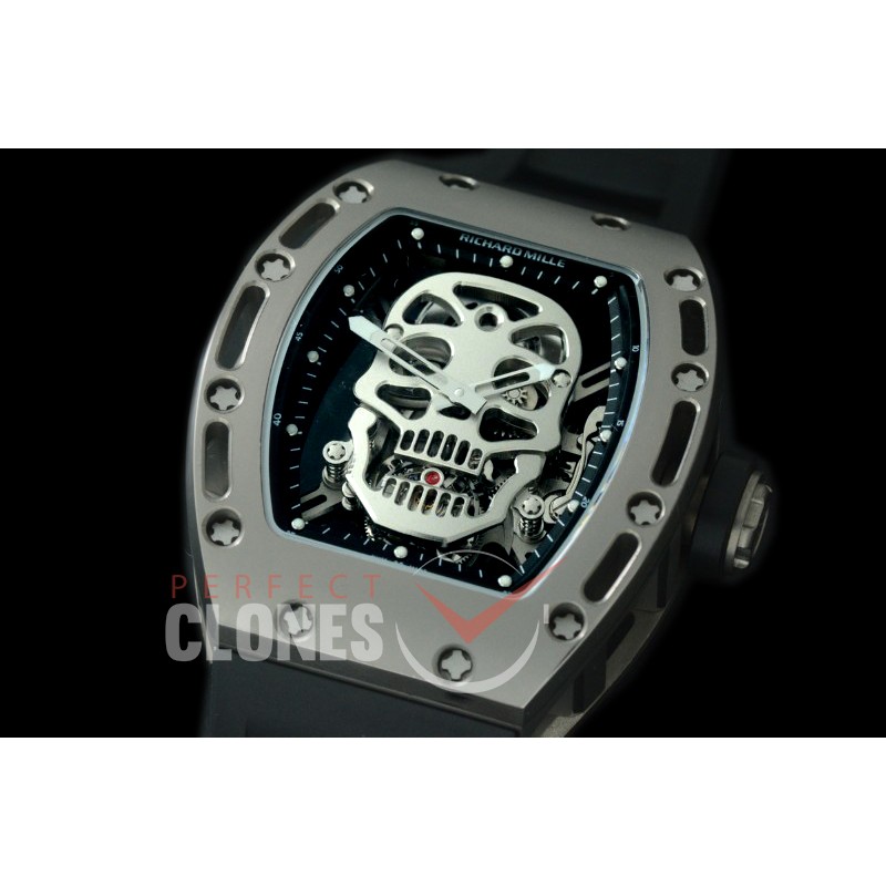0 0 0 0 RM052-901 RM-052 Skull Limited Edition TI/RU ST Tourbillon 