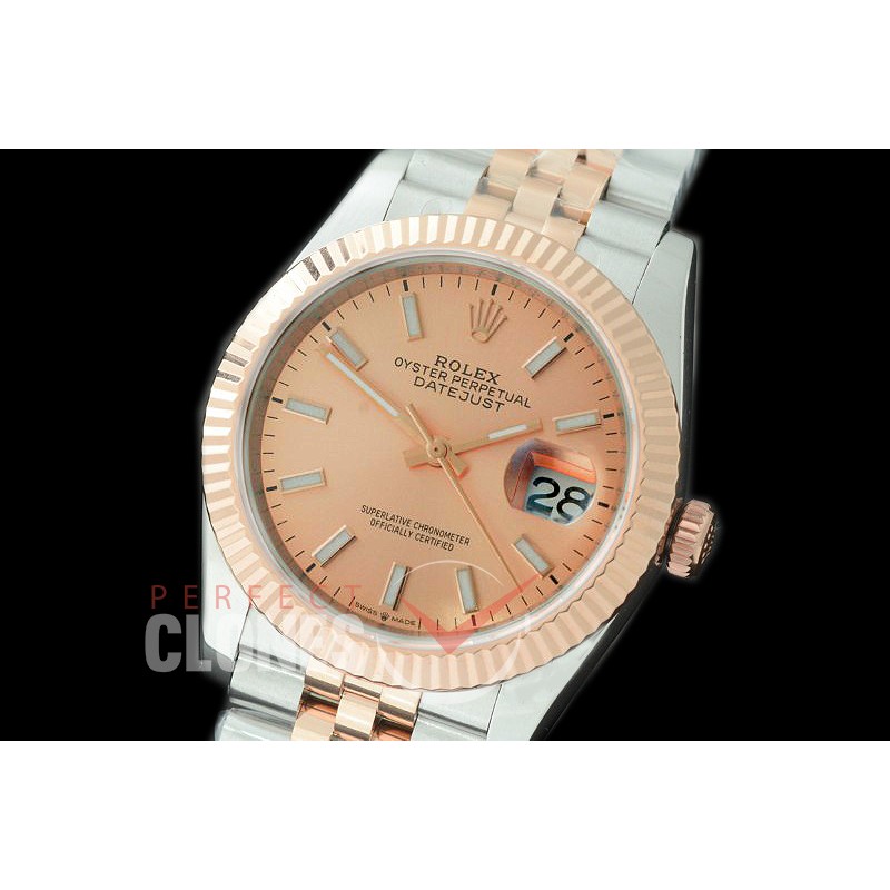 R36DJTR-505F BP Datejust 36 120231 SS/RG Fluted/Jubilee 2019 Rose Sticks A-2824