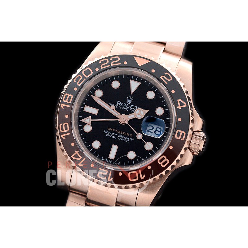 0 0 0 RLGFR10101 2018 SKY-F 126715CHNR GMT II RG/RG Black A-2813