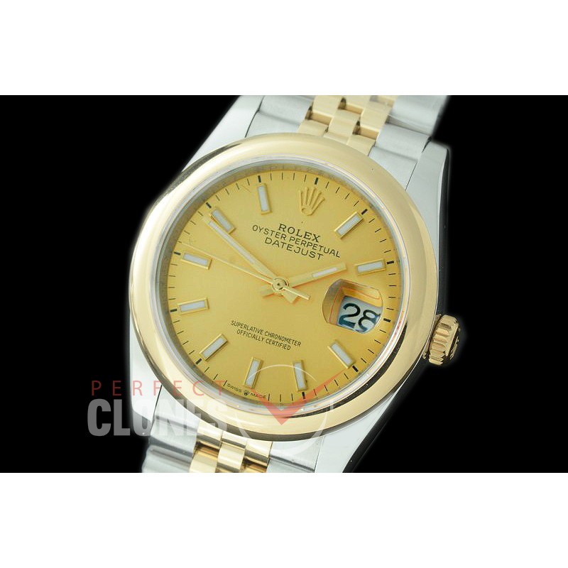R36DJT-506S BP Datejust 36 126233 SS/YG Smooth/Jubilee 2019 Gold Sticks A-2824