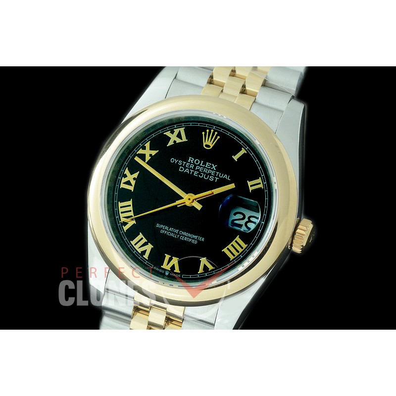 R36DJT-522S BP Datejust 36 126233 SS/YG Smooth/Jubilee 2019 Black Roman A-2824