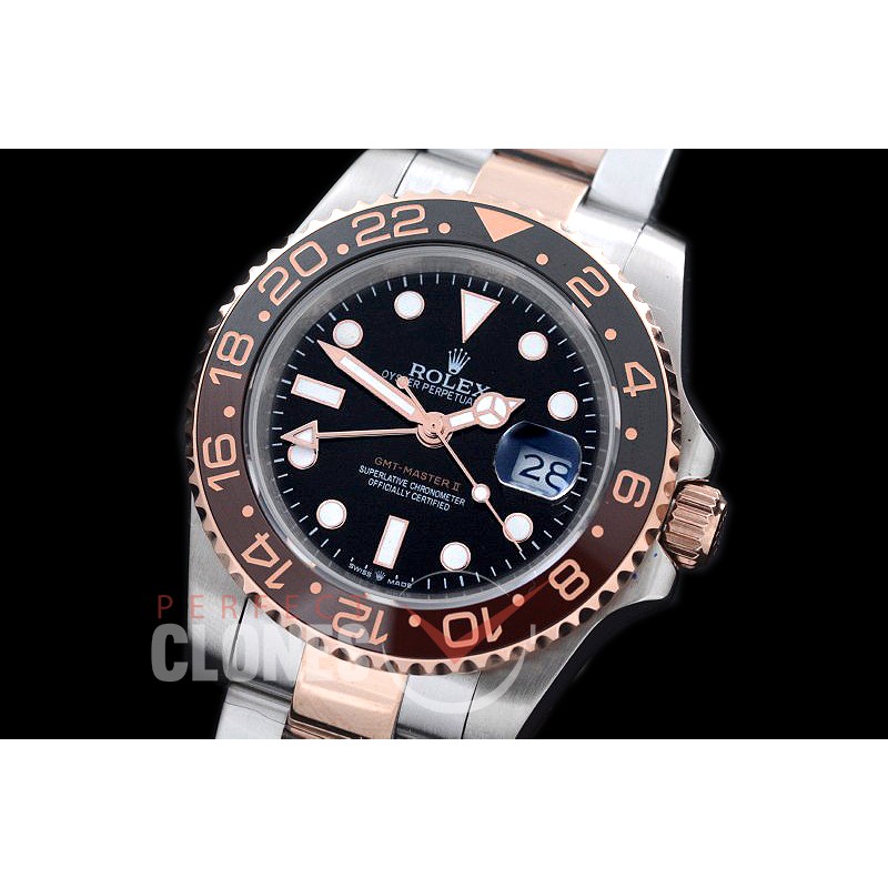 0 0 0 RLGTR10101 2018 SKY-F 126711CHNR GMT II SS/RG/SS Black A-2813