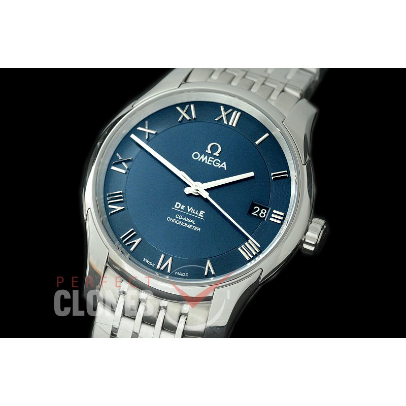0 0 0 0 OMDEV-103S XF/VSF Deville Date Automtaic SS/SS Blue VS Cal 8500 Superclone 