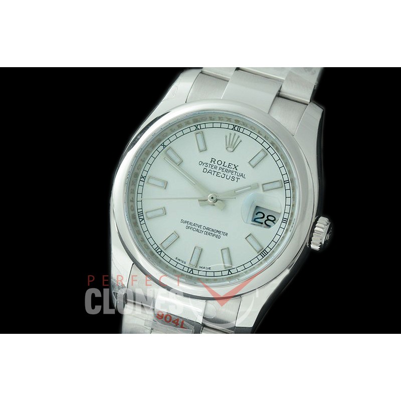R36DJS-371S GMF 126234 SS/SS Smooth/Oyster White Sticks SA 3135 904L Steel 