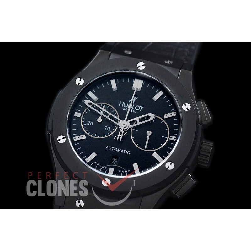 0 HBFSC00211 Classic Fusion Chronograph PVD/LE Black A-7750 