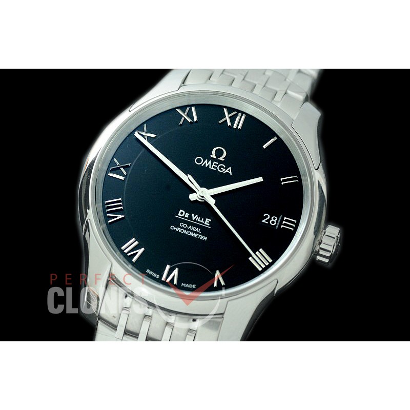 0 0 0 0 OMDEV-102S XF/VSF Deville Date Automtaic SS/SS Black VS Cal 8500 Superclone 