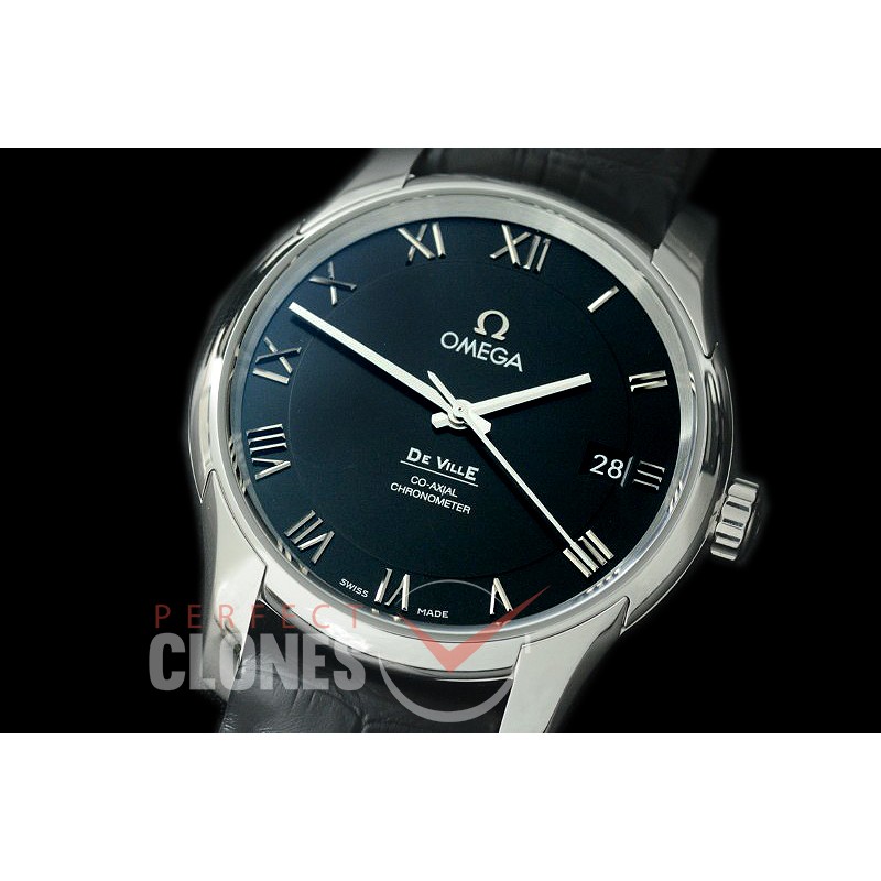 0 0 0 0 OMDEV-102 XF/VSF Deville Date Automtaic SS/LE Black VS Cal 8500 Superclone 