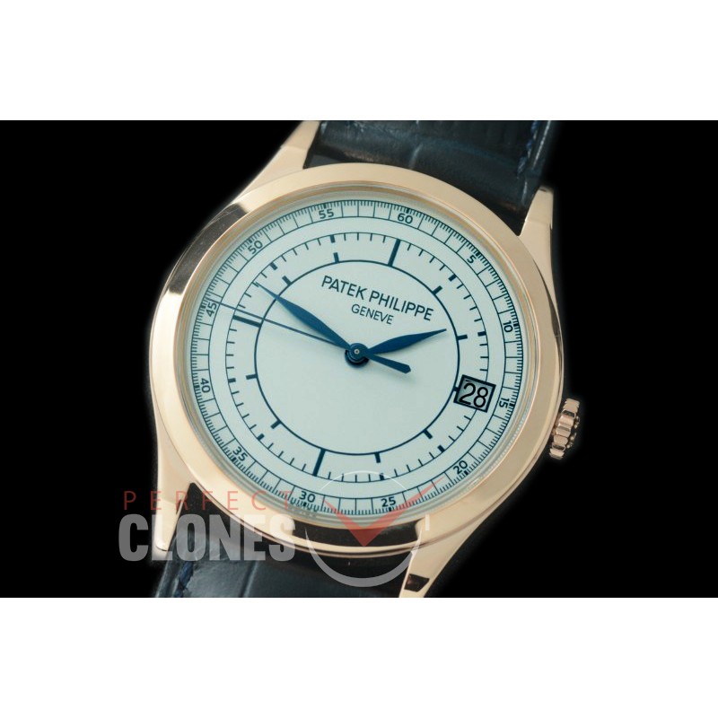 PP-5296-026 ZF Calatrava 5296 RG/LE Grey/White Miyota 9015 Modified Calibre 324SC