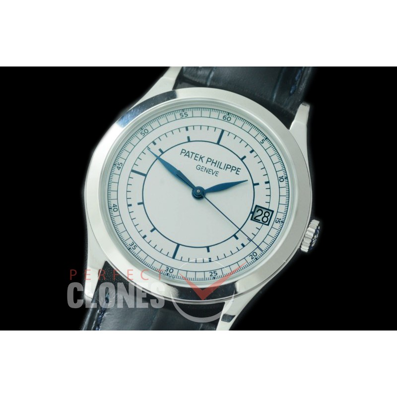 PP-5296-021 ZF Calatrava 5296 SS/LE Grey/White Miyota 9015 Modified Calibre 324SC
