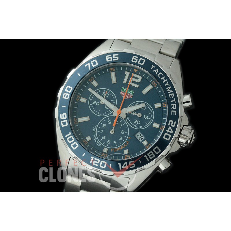 0 0 TGF1-00053 Formula 1 Chronograph SS/SS Blu3 OS 10 Qtz