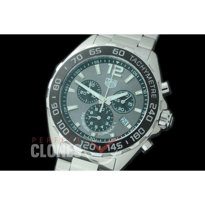 0 0 TGF1-00052 Formula 1 Chronograph SS/SS Grey OS 10 Qtz