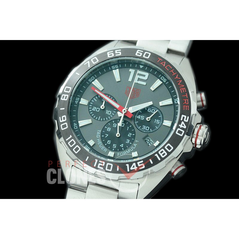 0 0 TGF1-00057 Formula 1 Chronograph SS/SS Grey OS 10 Qtz