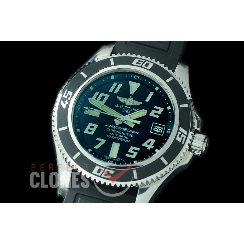 BLSF00102 GMF Superocean Abyss 42 SS/RU Black/Black Asian Clone 2824 - Special Offer